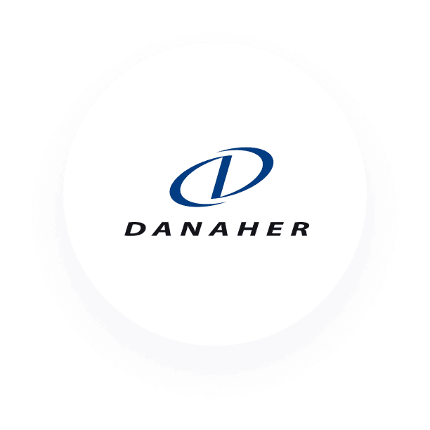 Danaher's logo, iObeya's client