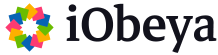 iObeya black logo