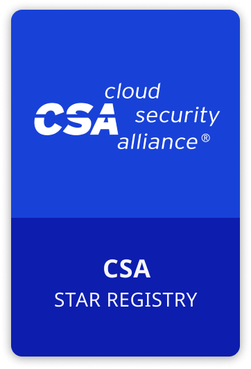 Graphique de la certification Cloud Security Alliance soulignant la sécurité du logiciel iObeya