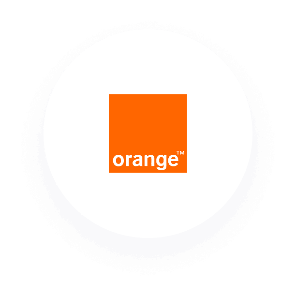 Logo de Orange, client de iObeya