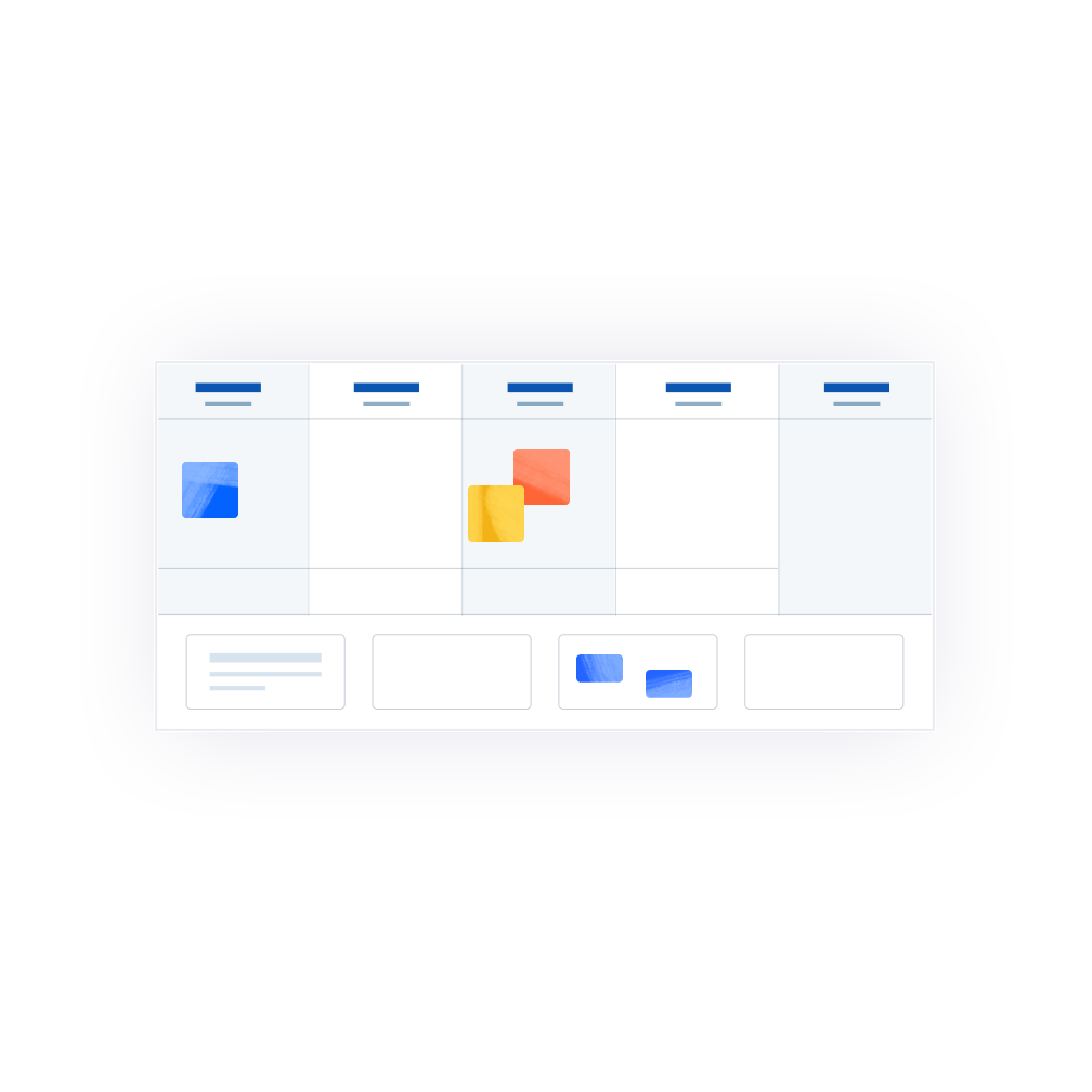 Digital Team Board for Agile Sprints automatically created after PI Planning in iObeya