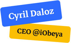Cyril Daloz, CEO d'iObeya