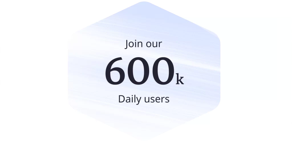 Badge : rejoingnez les 600000 utilisateurs quotidiens